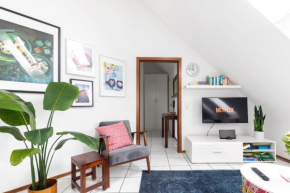 Äpartment - BoxSpring auch als Einzelbetten, voll ausgestattete Küche, Eco-Friendly, Radfahren & Wandern, inkl XL Parkplatz